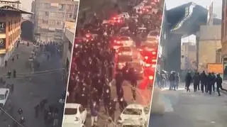 Kolejna noc protestów w Iranie. Rośnie liczba ofiar śmiertelnych