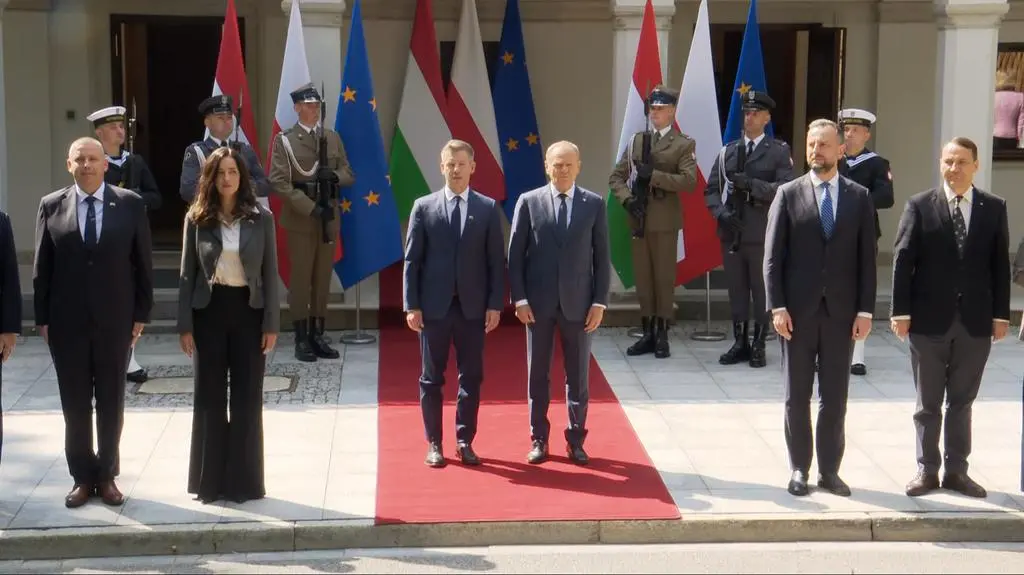 Peter Magyar i Donald Tusk