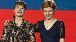 Eliza Kącka z córką Rudą na gali Nagrody Literackiej "Nike" 2025