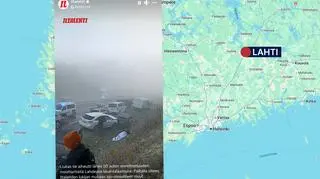 Ogromny karambol na autostradzie. "Nagle pojawiła się szalona mgła"