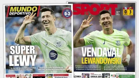 "Wichura", "inny poziom". Hiszpanie rozpływają się nad Lewandowskim 