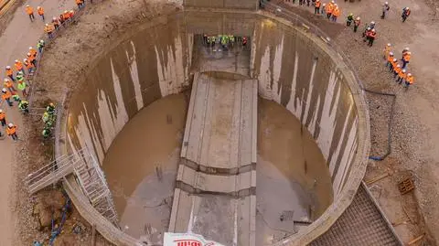 Tarcza Faustyna zakończyła drążenie jednego z tunelów pod Łodzią