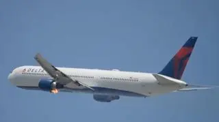Pożar silnika samolotu linii Delta Air Lines