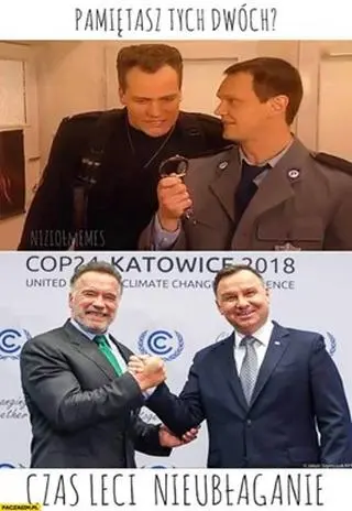 Jeden z memów z prezydentem Andrzejem Dudą