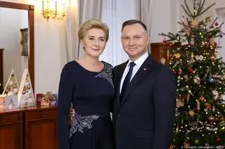 Para prezydencka z życzeniami dla Polaków