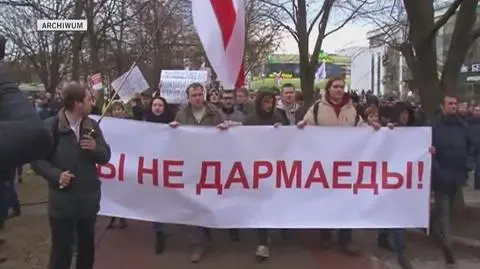Protesty przeciwko dekretowi Łukaszenki o pasożytnictwie