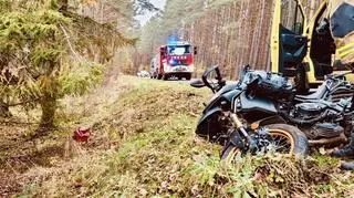 53-letni mężczyzna zginął na miejscu 