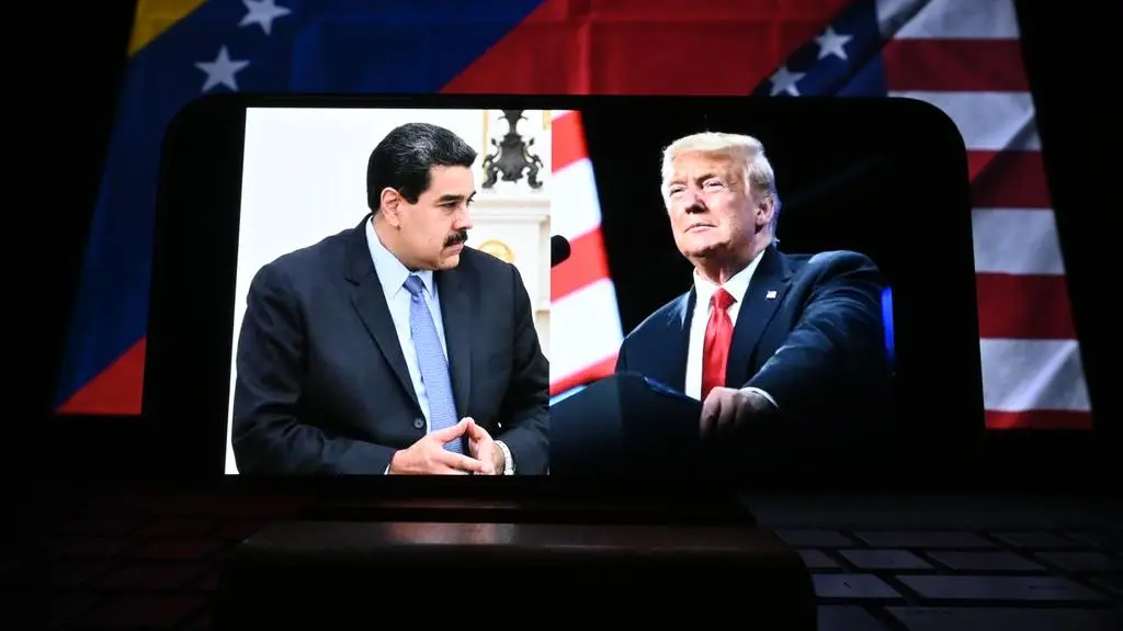 Zapowiadał, że przekaże "coś bardzo konkretnego". Trump "rozmawiał z Maduro"