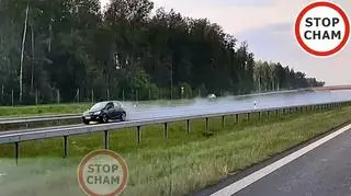 Do zdarzenia doszło na drodze ekspresowej S14 na wysokości Zgierza