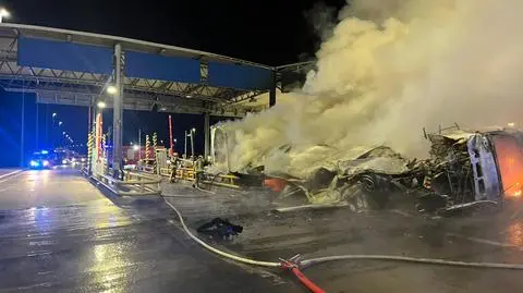 Wypadek na A2 na wysokości miejscowości Tarnawa Rzepińska