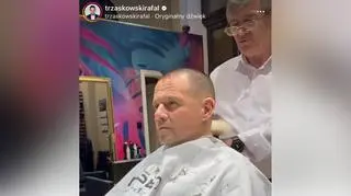 Trzaskowski "ogolił się na łyso"? Aż tak nie