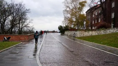 Deszcz, jesień, zima, grudzień, Polska