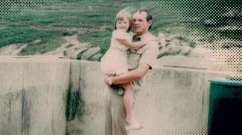 Janusz Waluś z córką