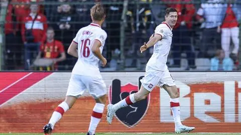 Bajeczna akcja zakończona golem. Lewandowski z Szymańskim zachwycili w Brukseli