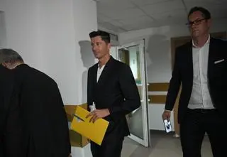 Lewandowski pojawił się w sądzie