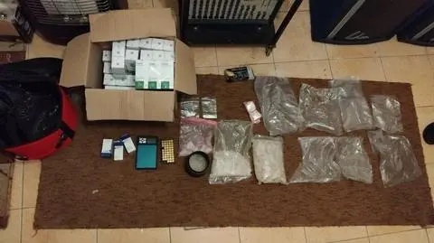 U polityka znaleziono m.in. dwa kilogramy mefedronu i 47 sztuk amunicji