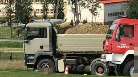 Śmiertelne potrącenie dziecka przez samochód ciężarowy w Olszynach