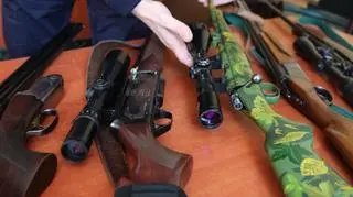 Zabezpieczono broń długą myśliwską