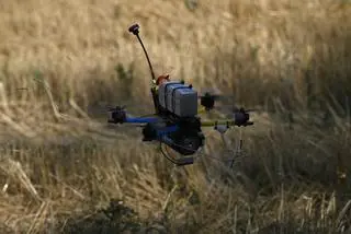 Ukraiński dron FPV używany w wojnie z Rosją