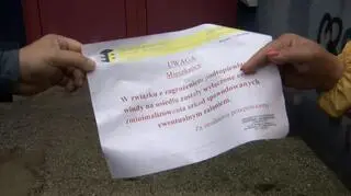 Nietypowe ogłoszenia na jednym z wrocławskich osiedli
