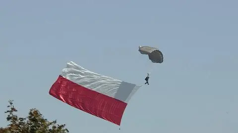 Flaga na defiladzie