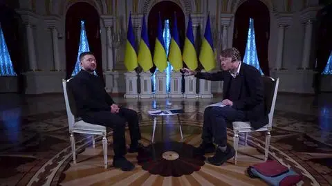 Wołodymir Zełenski udzielił wywiadu brytyjskiemu dziennikowi "The Guardian
