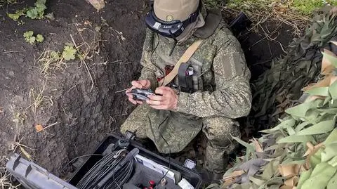 Rosyjski operator drona