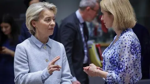 Ursula von der Leyen i Kaja Kallas w Brukseli