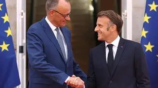 Friedrich Merz i Emmanuel Macron