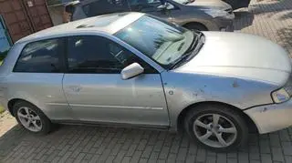 Kierowca nie zdążył naprawić wszystkich uszkodzeń, jakie powstały po potrąceniu pieszej