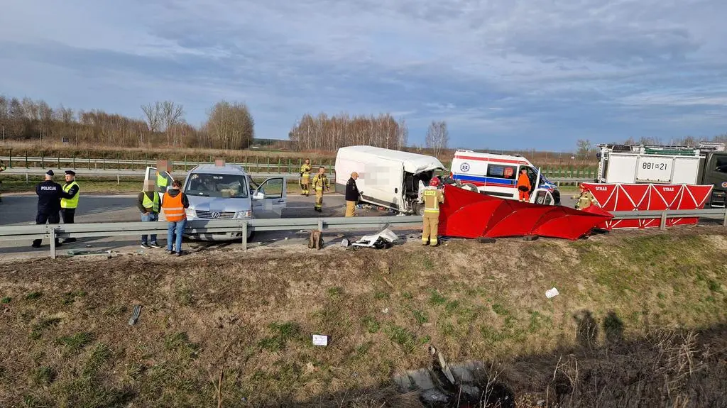 Wypadek na trasie S17