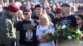 Dijana Hrka, matka jednej z ofiar wypadku w Nowym Sadzie