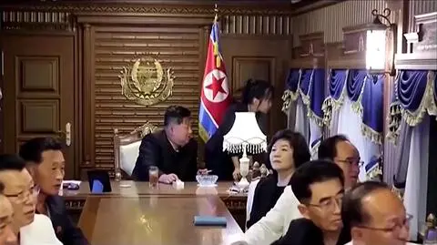 Kim Dzong Un z córką podczas podróży do Chin 