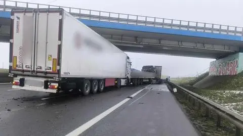 Karambol na A8 pod Wrocławiem