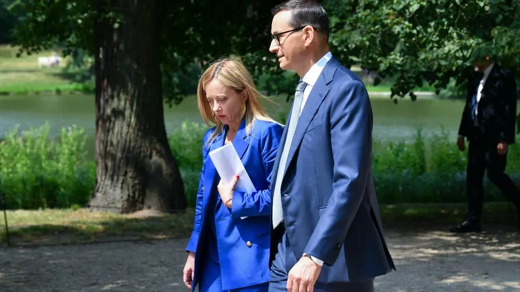 Meloni i Morawiecki