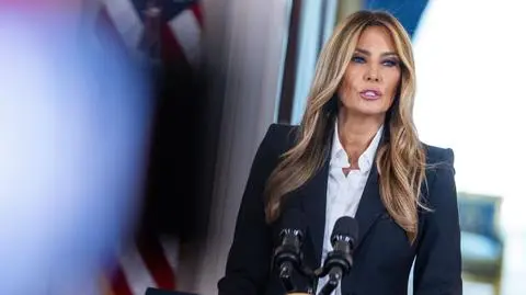 Melania Trump w Białym Domu (10.10.2025)