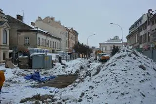 Odkryta droga prowadziła od głównej bramy miejskiej, nazywanej Bramą Krakowską