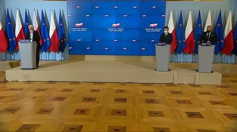 Konferencja prasowa w kancelarii premiera