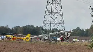 Wypadek na budowie obwodnicy Oświęcimia