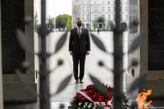 Andrzej Duda przed Grobem Nieznanego Żołnierza w Warszawie 