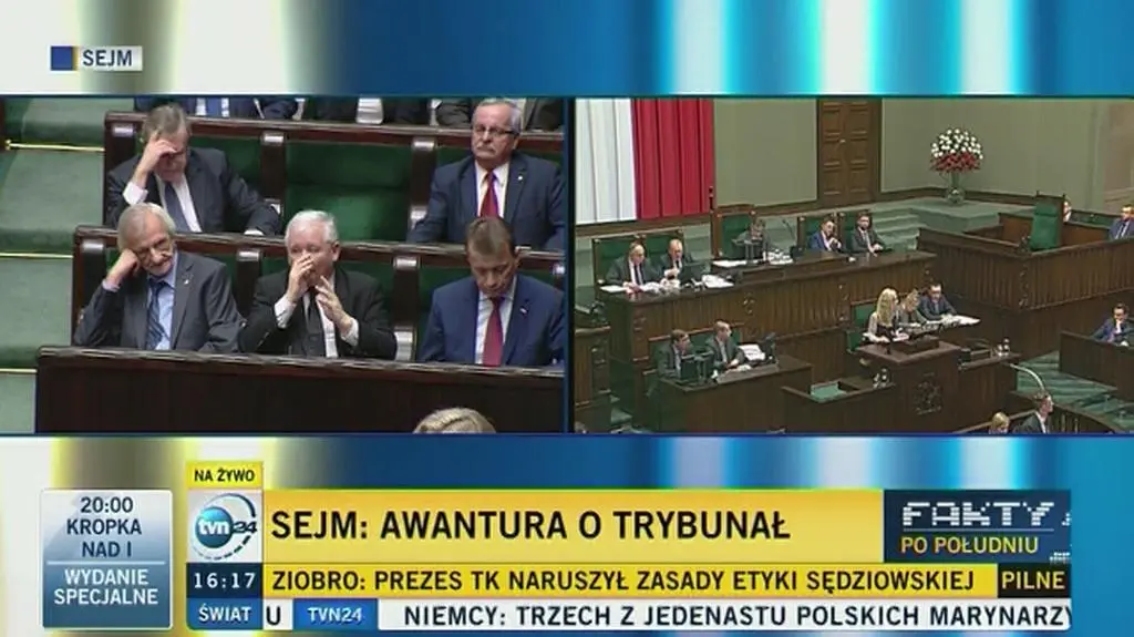 Małgorzata Wasserman w czasie dyskusji przed głosowaniem