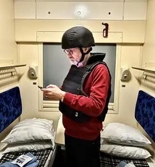 Petr Fiala w drodze do Polski