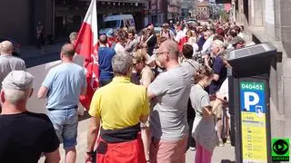 Polska manifestacja w Brukseli 