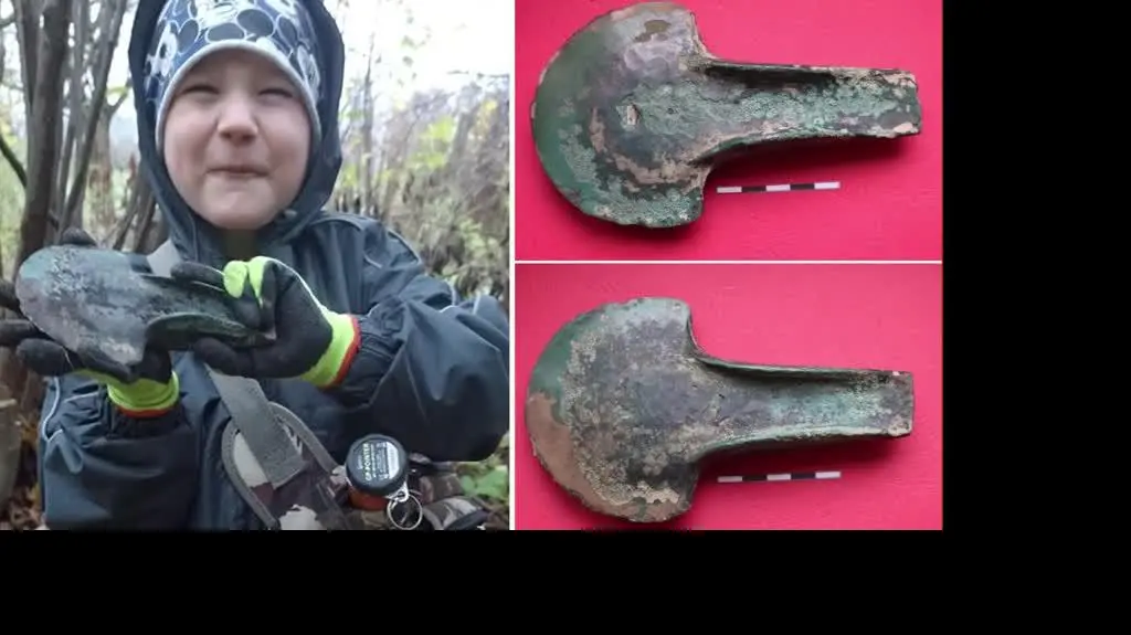 Pięciolatek znalazł siekierkę z epoki brązu