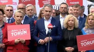 Konferencja prasowa Lewicy 