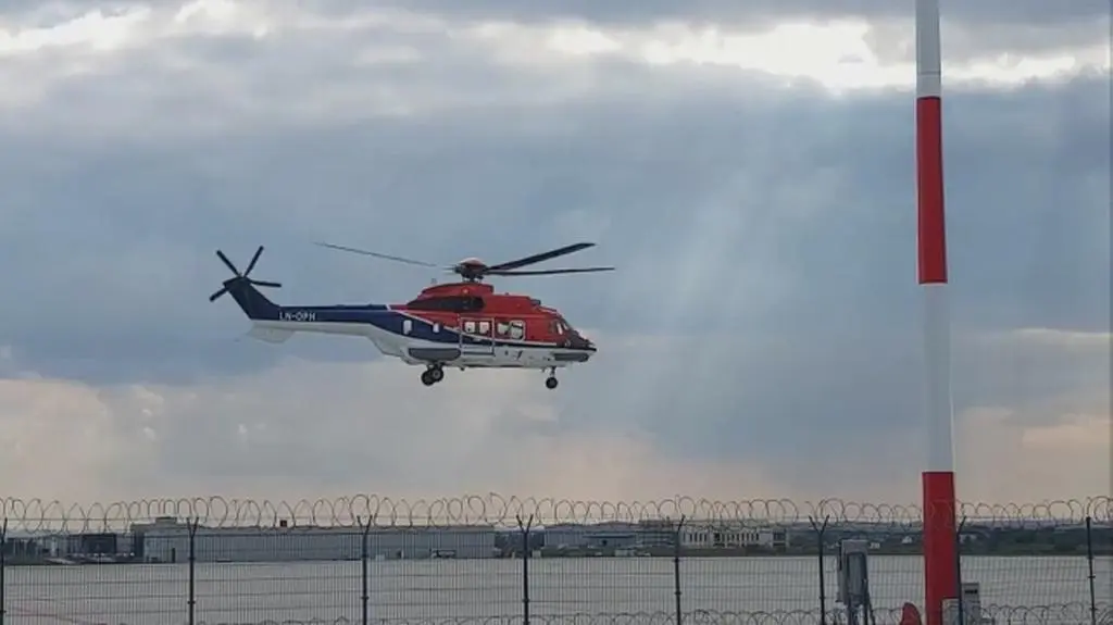 AS332 Super Puma po serwisie w Rzeszowie. Poprzednik caracali