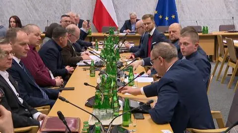 Na komisji pada pytanie o protest rolników. "Niech pan się tak przesadnie o nich nie troszczy". Na żywo 