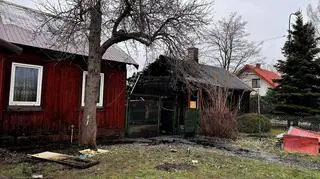 Tragiczny pożar w miejscowości Strzelcew pod Łowiczem