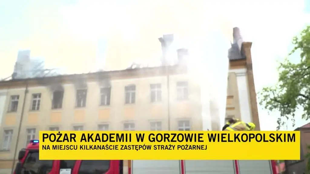Prezydent miasta: Spłonął jeden z najważniejszych budynków w mieście
