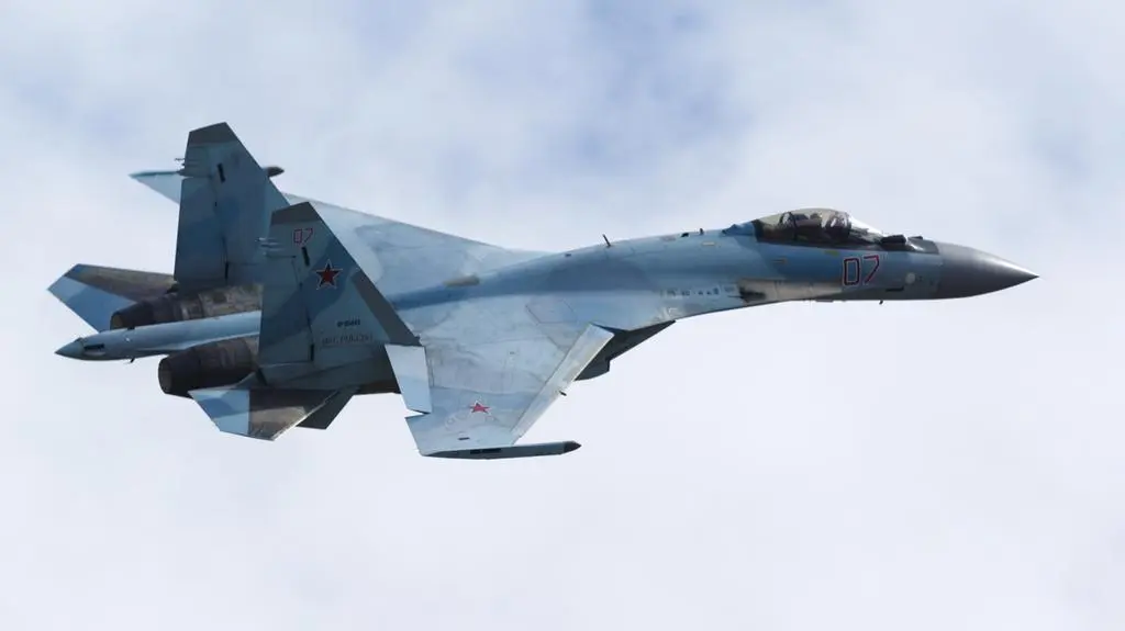 Rosyjski samolot Su-27